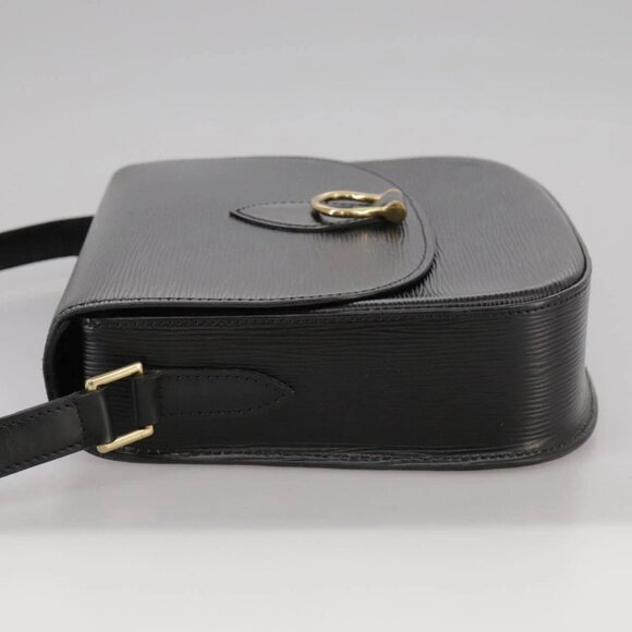 LOUIS VUITTON Epi Saint Cloud GM Shoulder Bag Black Noir - Picture 3 of 16